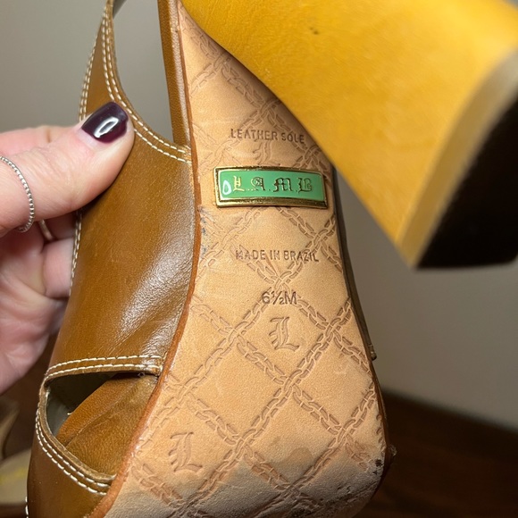 L.A.M.B. Slingback High Heels - Picture 9 of 11